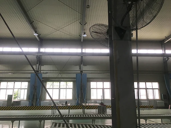 Workshop production line and ventilation system